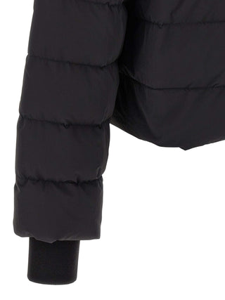 Black Nylon Full-Length Jacket