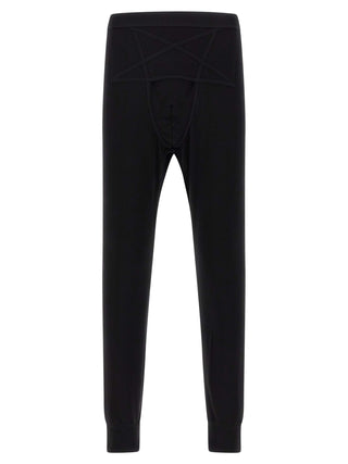 Black Wool Leggings