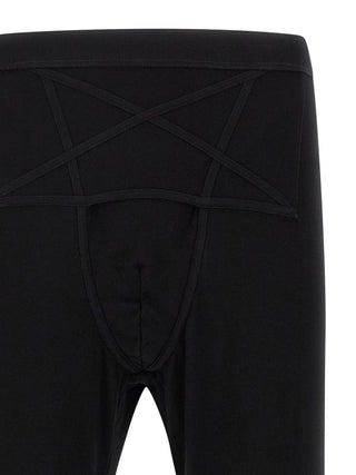 Black Wool Leggings