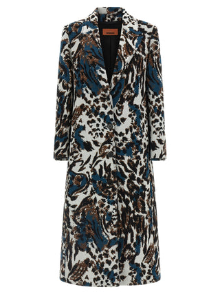 Multicolor Wool Coat
