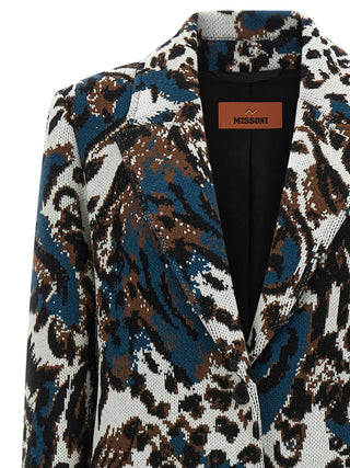 Multicolor Wool Coat