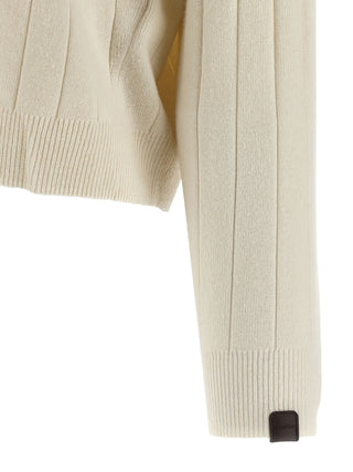 White Cashmere Cardigan