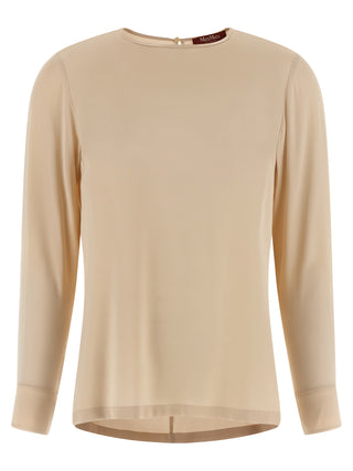 Beige Silk Blouse