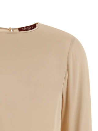 Beige Silk Blouse