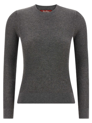 Gray Silk Cardigan