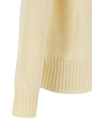 Beige Cotton Cardigan