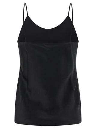 Black Silk Tank Tops