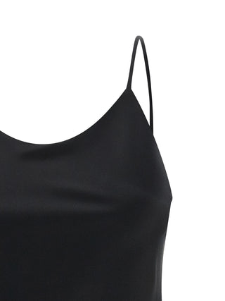 Black Silk Tank Tops