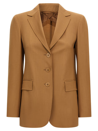 Blazer marrón de lana virgen
