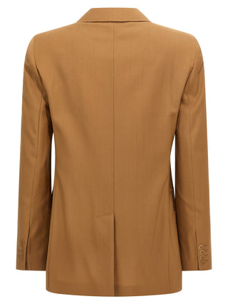 Blazer marrón de lana virgen
