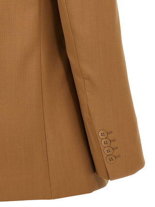 Blazer marrón de lana virgen