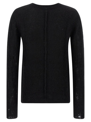 Black Wool Cardigan