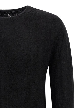 Black Wool Cardigan