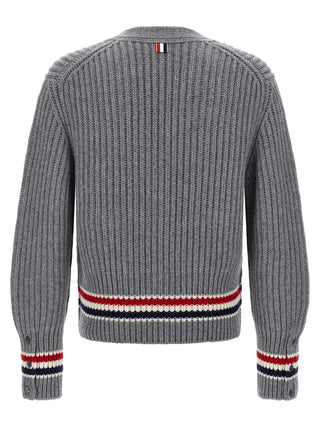 Gray Cashmere Cardigan