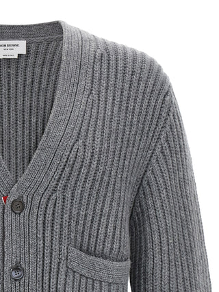 Gray Cashmere Cardigan