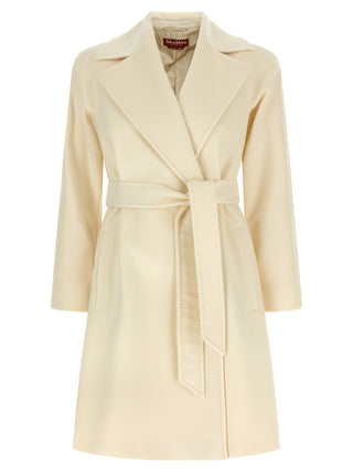 White Virgin Wool Coat