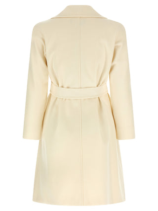White Virgin Wool Coat