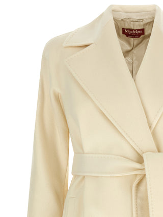 White Virgin Wool Coat