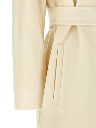 White Virgin Wool Coat