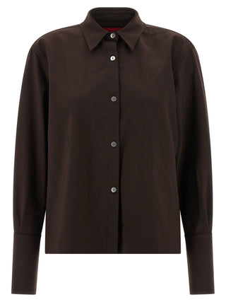 Brown Polyester Blouse