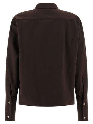 Brown Polyester Blouse