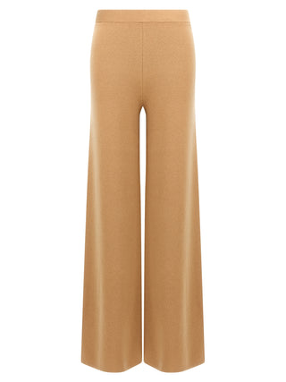 Brown Wool Casual Pants