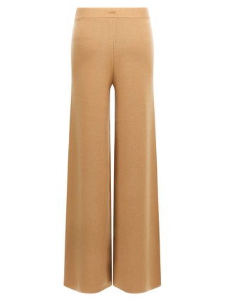 Brown Wool Casual Pants