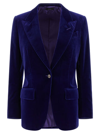 Blue Cotton Blazer