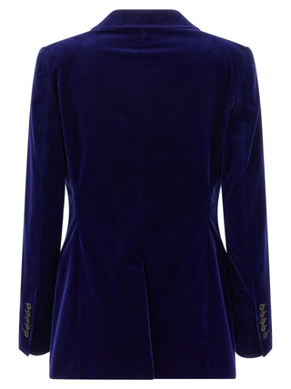 Blue Cotton Blazer