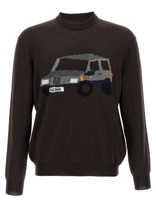 Brown Wool Cardigan
