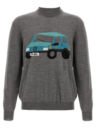 Gray Wool Cardigan