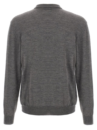 Gray Wool Cardigan