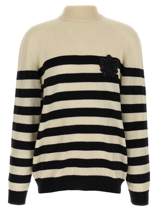 Bicolor Wool Cardigan