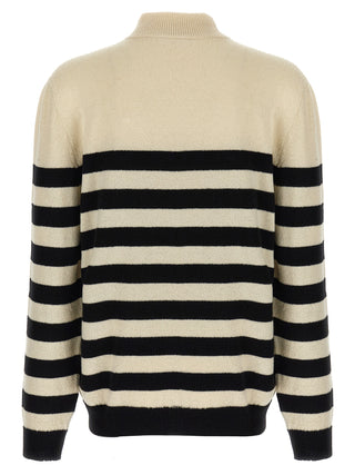 Bicolor Wool Cardigan
