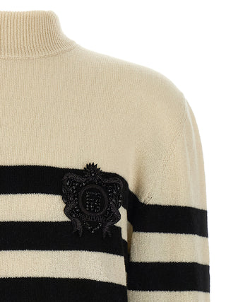 Bicolor Wool Cardigan
