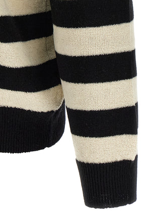 Bicolor Wool Cardigan