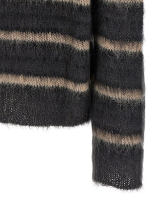 Gray Fabric Cardigan