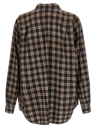 Blusa multicolor de algodón  