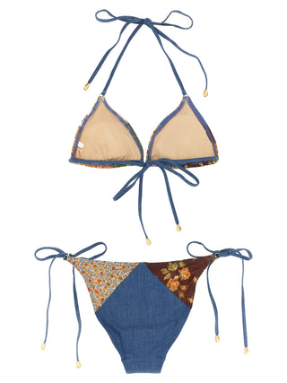 Multicolor Cotton Bikini