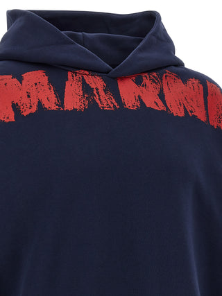 Blue Cotton Sweatshirt