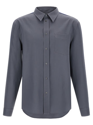 Gray Virgin Wool Blouse