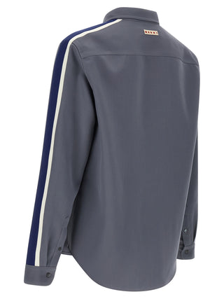 Gray Virgin Wool Blouse