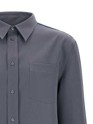 Gray Virgin Wool Blouse