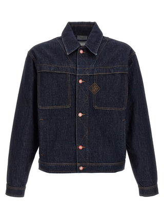 Blue Cotton Denim Jacket