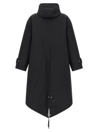 Gray Polyamide Parka
