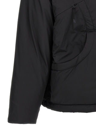 Black Polyester Shell Jacket