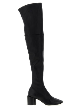 Black Leather Over The Knee