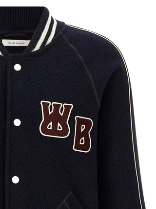 Blue Virgin Wool Bomber