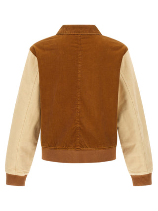 Brown Cotton Bomber