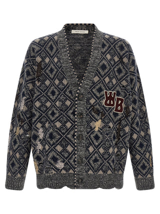 Multicolor Merino Wool Cardigan